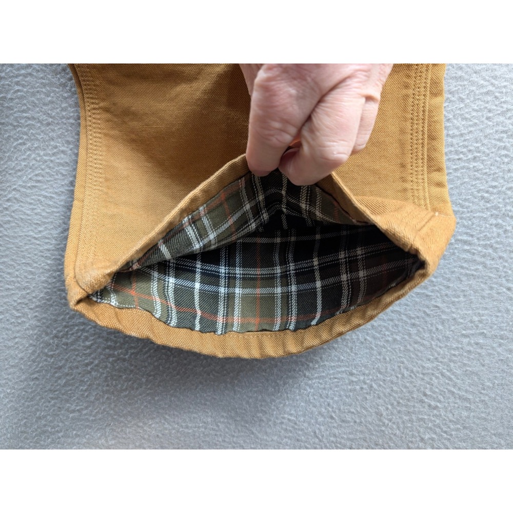 Carhartt‎ Loose Fit Washed Duck Flannel Lined Utility Work Pants 40x34 Brown NWT - Picture 4 of 13